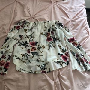 Off the shoulder blouse
